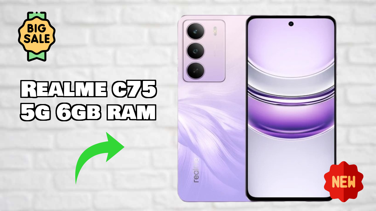 Realme C75 5G 6GB RAM at ₹12,999 - Complete Specifications