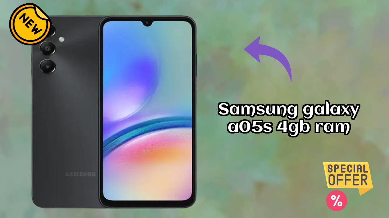Samsung Galaxy A05s 4GB RAM Display Technology: PLS LCD Explained