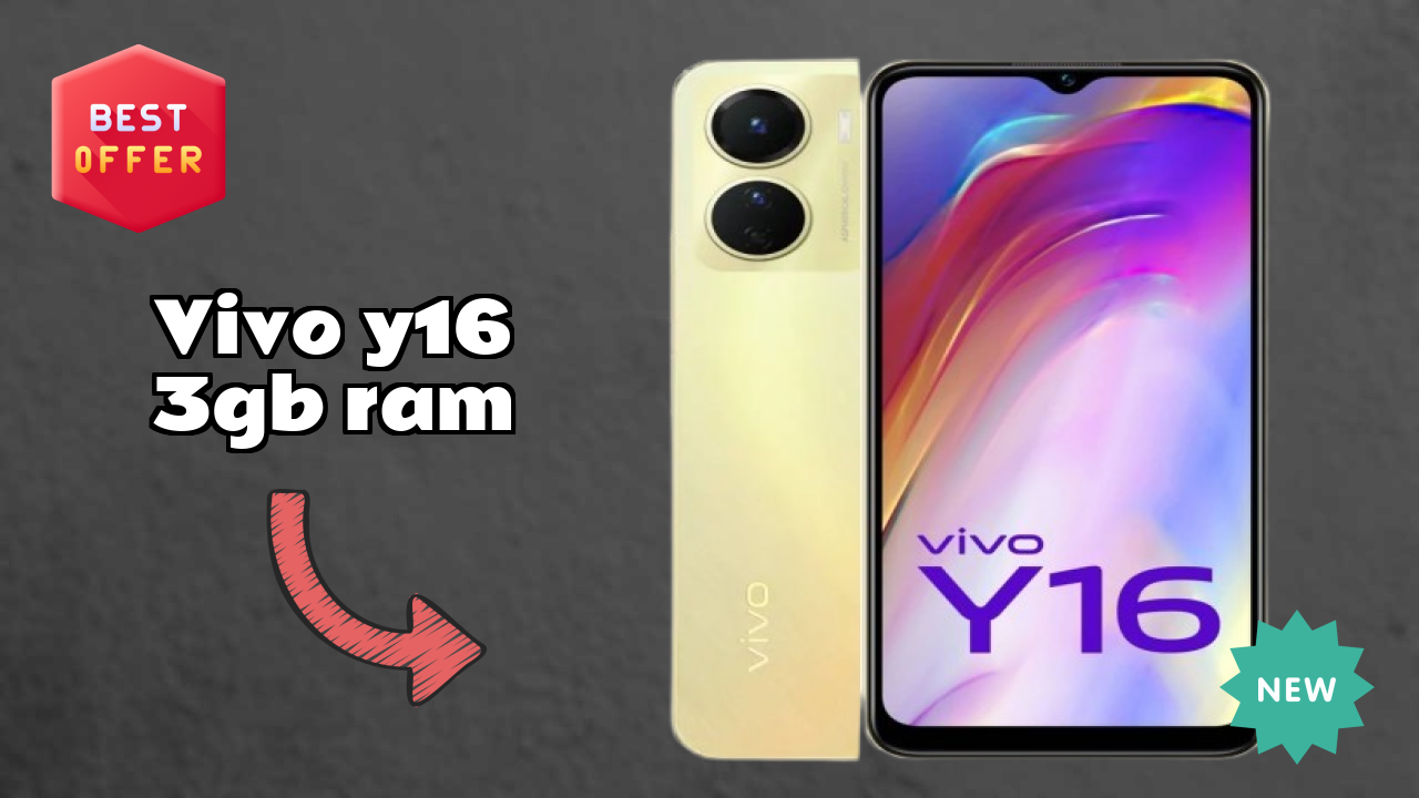 Vivo Y16 3GB RAM at ₹10,999 - Best Features Highlighted